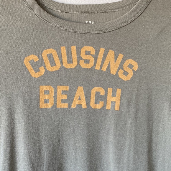 American Eagle The Summer I Turned Pretty Merch - Sage Green “Cousins Beach” Tee - Picture 2 of 5